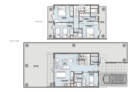 Dubai Land, Dubai, संयुक्त अरब अमीरात में टाउनहाउस, 2 बेडरूम, 213 वर्ग मीटर, संख्या 689738 - फ़ोटो 5
