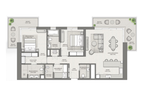 Apartament na sprzedaż w Umm Suqeim, Dubai, ZEA 1 sypialnia, 68 mkw., nr 690034 - zdjęcie 7