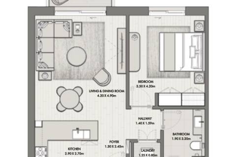 Apartament na sprzedaż w Umm Suqeim, Dubai, ZEA 1 sypialnia, 68 mkw., nr 690034 - zdjęcie 6