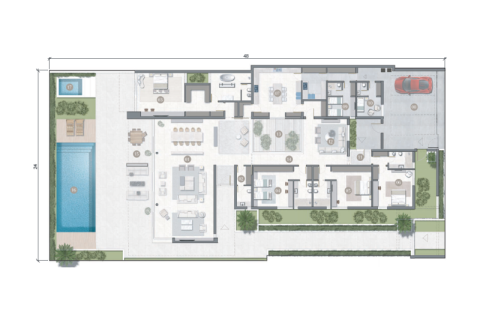 Vila v Al Zorah, Ajman, SAE 4 ložnice, 630 m² Č.: 690033 - fotografie 6