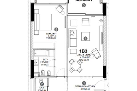 Apartamento en venta en Ajman, EAU 1 dormitorio, 87 m2 № 690028 - foto 5