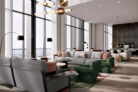 Byt v Jumeirah, Dubai, SAE 2 ložnice, 125.68 m² Č.: 637829 - fotografie 4