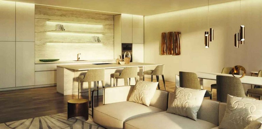 Apartament në Stellar by Elie Saab në Yas Island, Abu Dhabi, Emiratet e Bashkuara Arabe 2 dhoma gjumi, 113.34 m2. № 714054