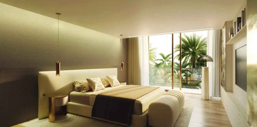 Apartament në Stellar by Elie Saab në Yas Island, Abu Dhabi, Emiratet e Bashkuara Arabe 1 dhomë gjumi, 90.67 m2. № 714053