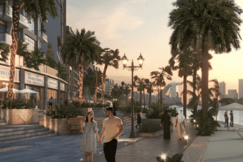 Lakás az AZIZI RIVIERA BEACHFRONT lakóparkban itt: Meydan, Dubai, EAE, 1 hálószoba, 60 m², azonosító: 687767 - fénykép 5