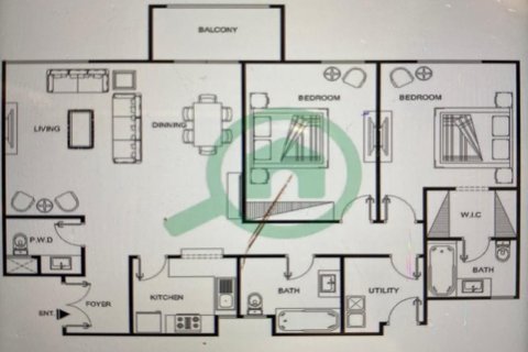 Üürile anda korter asukohaga Jumeirah Beach Residence, Dubai, AÜE: 2 magamistoaga, 115 m² Nr 685235 - pilt 17