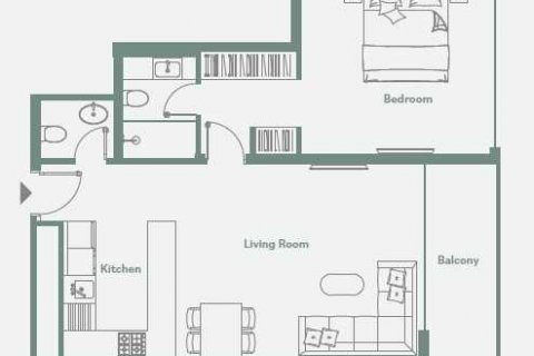 Apartment in LUMA PARK VIEWS in Jumeirah Village Circle, Dubai, UAE 1 bedroom, 74 sq.m. № 637079 - photo 3