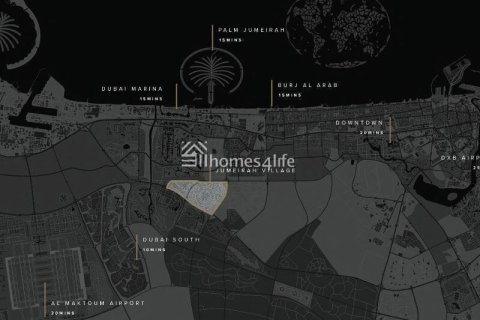 Jumeirah Village Circle, Dubai, संयुक्त अरब अमीरात में अपार्टमेंट, 1 बेडरूम, 93 वर्ग मीटर, संख्या 735951 - फ़ोटो 10
