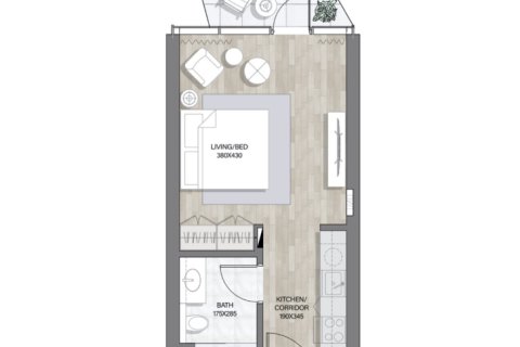 Apartment til salg i Mina Al Arab, Ras Al Khaimah, UAE 1 værelse, 47 kvm № 728562 - foto 13