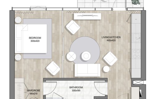 Apartment til salg i Mina Al Arab, Ras Al Khaimah, UAE 1 værelse, 47 kvm № 728562 - foto 14