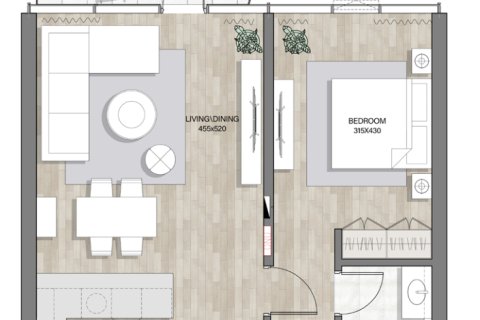 Apartment til salg i Mina Al Arab, Ras Al Khaimah, UAE 1 værelse, 47 kvm № 728562 - foto 15