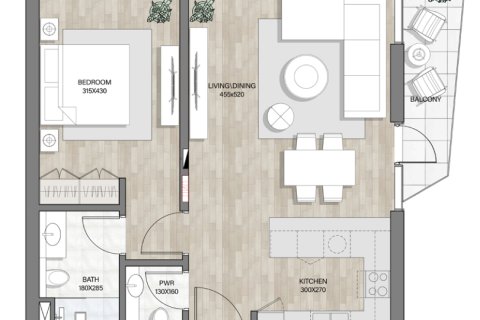 Apartment til salg i Mina Al Arab, Ras Al Khaimah, UAE 1 værelse, 47 kvm № 728562 - foto 16
