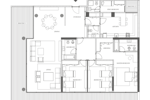 Apartamento en venta en Al Zorah, Ajman, EAU 1 habitación, 63 m2 № 689981 - foto 8
