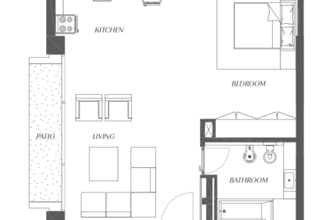 Apartamento en venta en Al Zorah, Ajman, EAU 1 habitación, 63 m2 № 689981 - foto 5