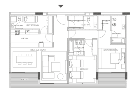 Apartamento en venta en Al Zorah, Ajman, EAU 1 habitación, 63 m2 № 689981 - foto 7