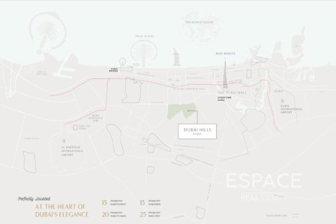Apartamento para venda em Dubai Hills Estate, Dubai, EAU 1 quarto, 70 m2 № 649902 - foto 13