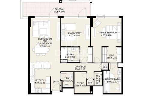 Apartment til salg i Al Wasl, Dubai, UAE 2 soveværelser, 147 kvm № 682750 - foto 17