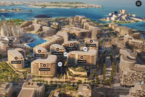Huoneisto Saadiyat Island, Abu Dhabi, Arabiemiraatit 2 makuuhuonetta, 208 m2 № 717310