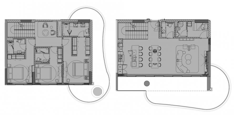Apartment in Beach Walk Grand 2 in Dubai, UAE 3 bedrooms, 387.02 sq.m. № 637947