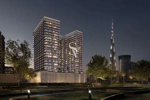 Byt v Binghatti Ghost v Al Jaddaf, Dubai, SAE 1 ložnice, 81 m² Č.: 658174 - fotografie 1