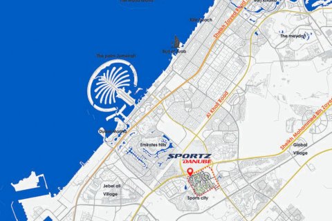 Leilighet til salgs i Dubai Sports City, Dubai, Emiratene 1 rom, 36.27 kvm Nr. 749285 - Foto 20