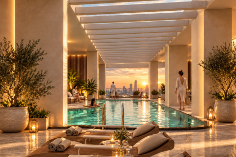 Apartman u gradu Emirates City, Ajman, UAE 1 spavaća soba, 85 m2 Br. 766951
