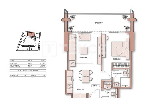 Купить квартиру в Дубай, ОАЭ 4 комнаты, 152м2, № 669329 - фото 13