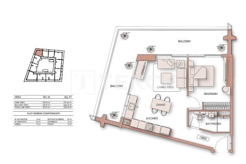 Купить квартиру в Дубай, ОАЭ 4 комнаты, 152м2, № 669329 - фото 14
