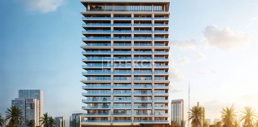 Пәтер Дубай, БАӘ-да 2 жатын бөлмелер, 107 м² № 669328