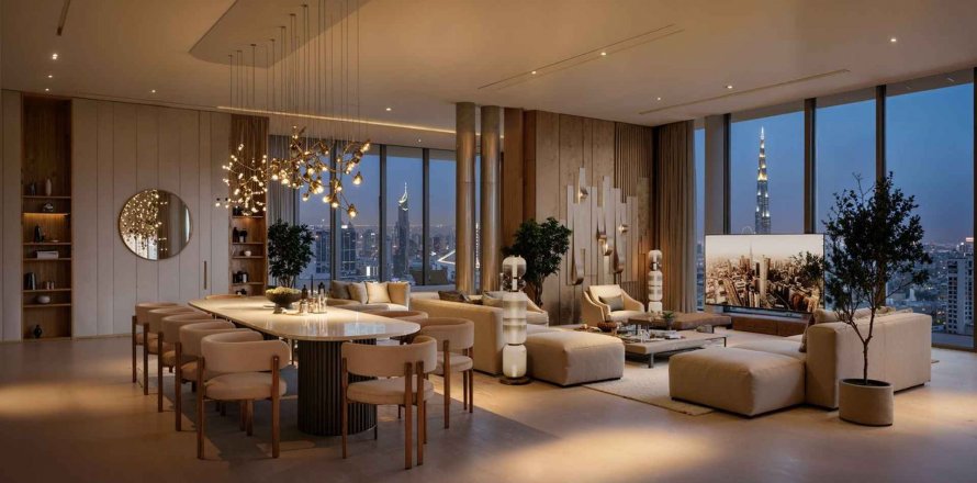 Apartmen di DWTN Residences di Business Bay, Dubai, UAE 2 bilik tidur, 124.12 meter persegi № 630621