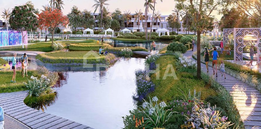 خانه شهری در Damac Lagoons، Dubai ، امارات متحده عربی 4 خوابه ، 144 متر مربع.  شماره 707112