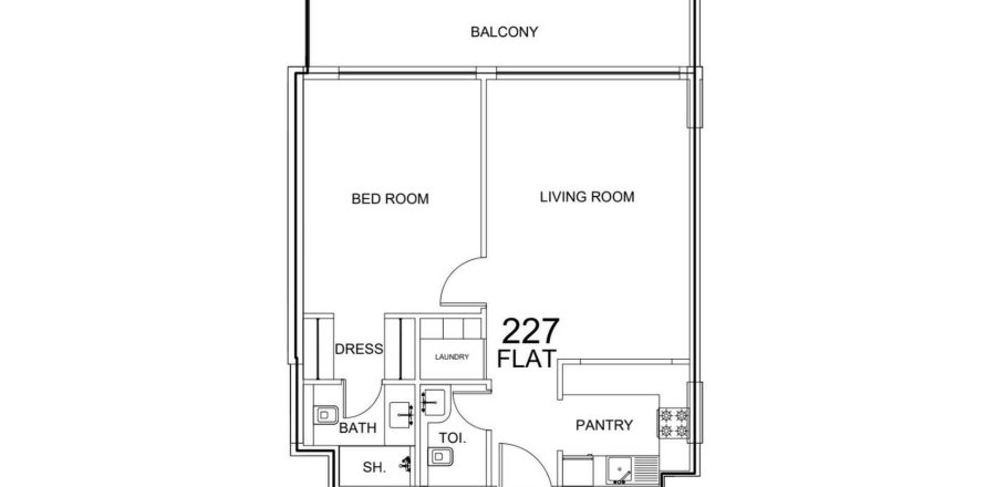 Квартира в Glorious Central Residences в Al Warsan, Дубай, ОАЕ 2 кімнати, 75.62м2 № 647586