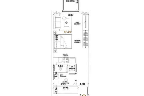 Appartement te koop in Jumeirah Village Circle, Dubai, VAE 1 kamer, 37 vr.m., nr 690026 - foto 5