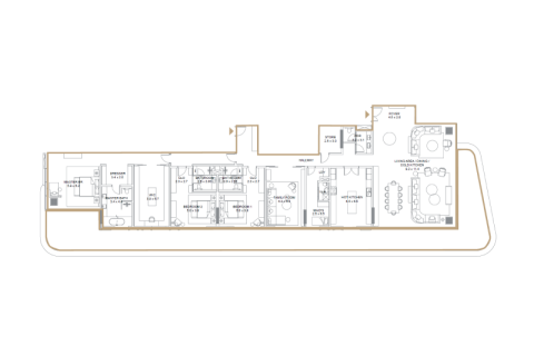 آپارتمان برای فروش در  Palm Jumeirah، Dubai، امارات متحده عربی  1 خوابه ، 161 متر مربع ، شماره 690024 - تصویر 7