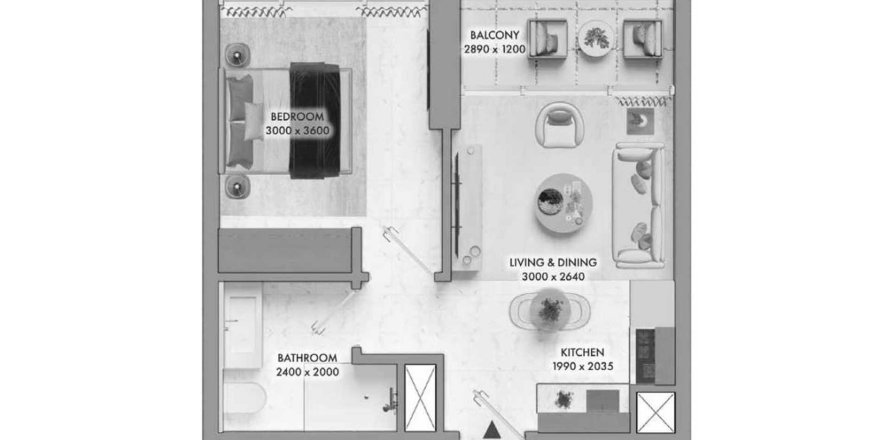 Floor plan in V1stara House 2