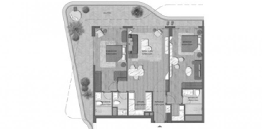 Byt v Tomorrow 166 v Dubai, SAE 2 ložnice, 146.69 m² Č.: 612928