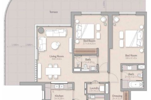 Müüa korter asukohaga Dubai South (Dubai World Central), AÜE: 1 magamistoaga, 96 m² Nr 728477 - pilt 17