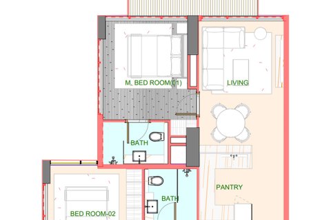 Appartement te koop in Al Marjan Island, Ras Al Khaimah, VAE 1 kamer, 35 vr.m., nr 728479 - foto 30