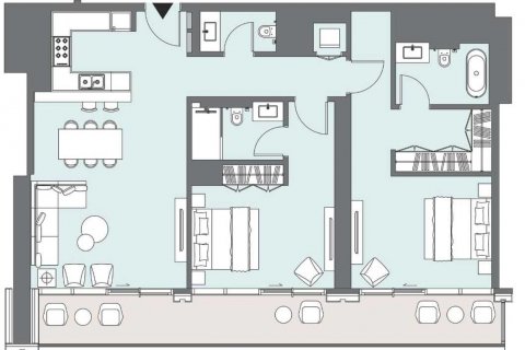 Apartment in PENINSULA in Business Bay, Dubai, UAE 2 bedrooms, 135 sq.m. № 637445 - photo 8