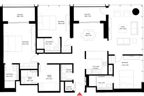Apartment in CREEK VISTAS GRANDE in Mohammed Bin Rashid City, Dubai, UAE 3 bedrooms, 163 sq.m. № 637440 - photo 4