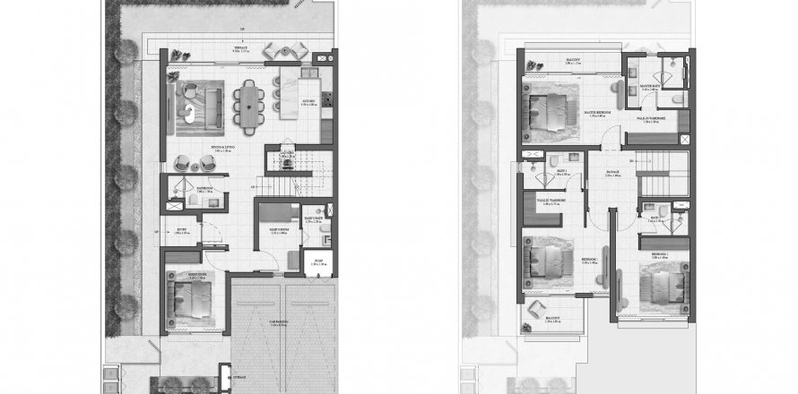 Townhouse Venera i The Valley, Dubai, UAE 4 soveværelser, 270 kvm № 640966
