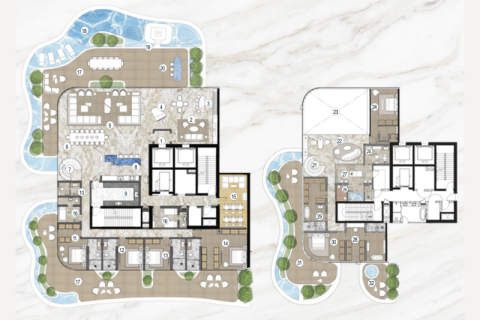 Dubai, संयुक्त अरब अमीरात में पैंटहाउस, 3 बेडरूम, 401 वर्ग मीटर, संख्या 690287 - फ़ोटो 8