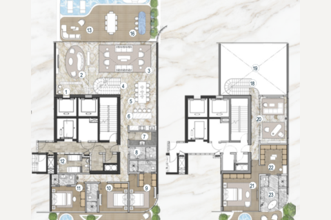 Dubai, संयुक्त अरब अमीरात में पैंटहाउस, 3 बेडरूम, 401 वर्ग मीटर, संख्या 690287 - फ़ोटो 6