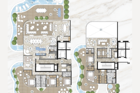 Dubai, संयुक्त अरब अमीरात में पैंटहाउस, 3 बेडरूम, 401 वर्ग मीटर, संख्या 690287 - फ़ोटो 7