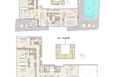 Διαμέρισμα σε Dubai, ΗΑΕ 1 δωμάτιο, 48 τ.μ. Αρ. 690257 - φωτογραφία 11