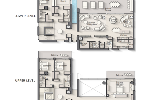 Apartman u Al Marjan Island, Ras Al Khaimah, UAE 1 soba, 37 m2 Br. 690256 - fotografija 12