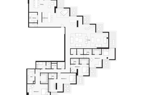 شقة للبيع في Sheikh Zayed Road، دبي، الإمارات العربية المتحدة 1 غرفة نوم ، 87 متر مربع ، رقم 690286 - صورة 12