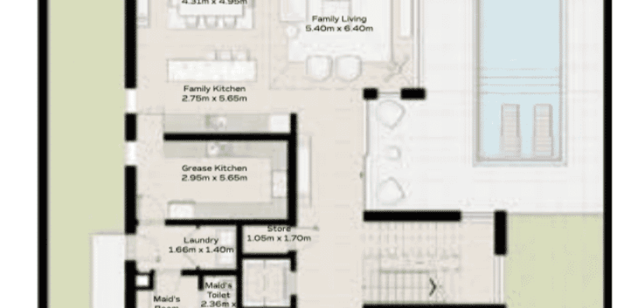 Vilë në Nadd Al Sheba, Dubai, Emiratet e Bashkuara Arabe 6 dhoma gjumi, 651 m2. № 713697