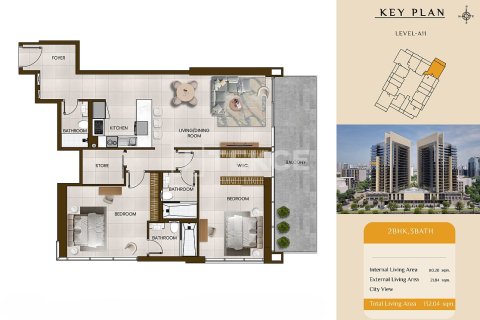Apartamento en venta en Arjan, Dubai, EAU 1 habitación, 39 m2 № 730823 - foto 20