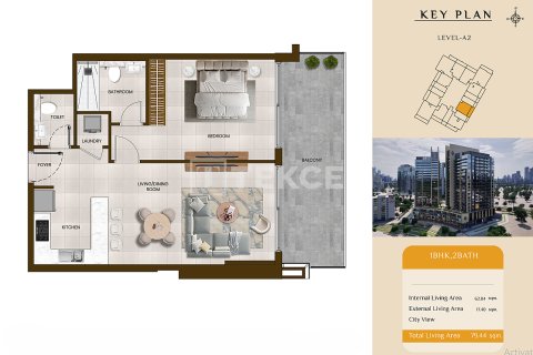 Apartamento en venta en Arjan, Dubai, EAU 1 habitación, 39 m2 № 730823 - foto 21